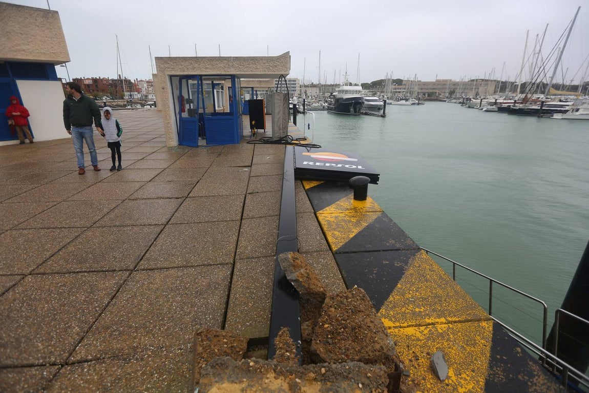 Así está Puerto Sherry después del tornado