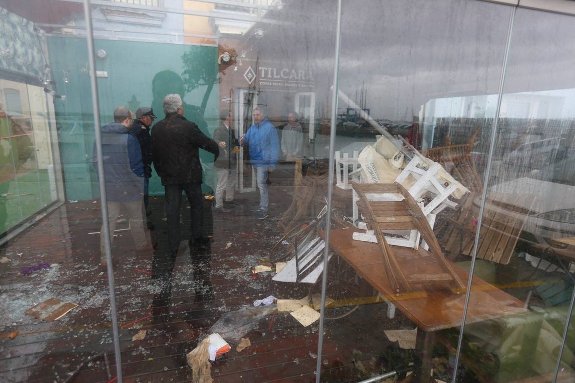 Así está Puerto Sherry después del tornado