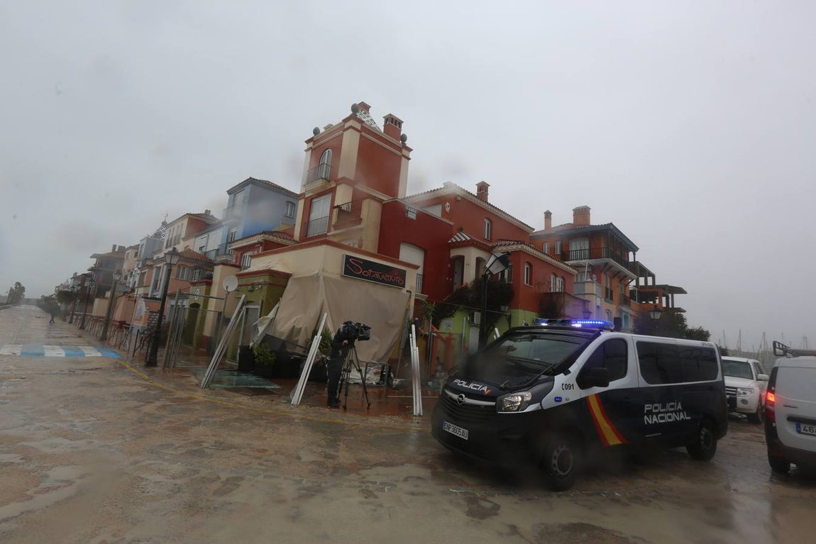 Así está Puerto Sherry después del tornado