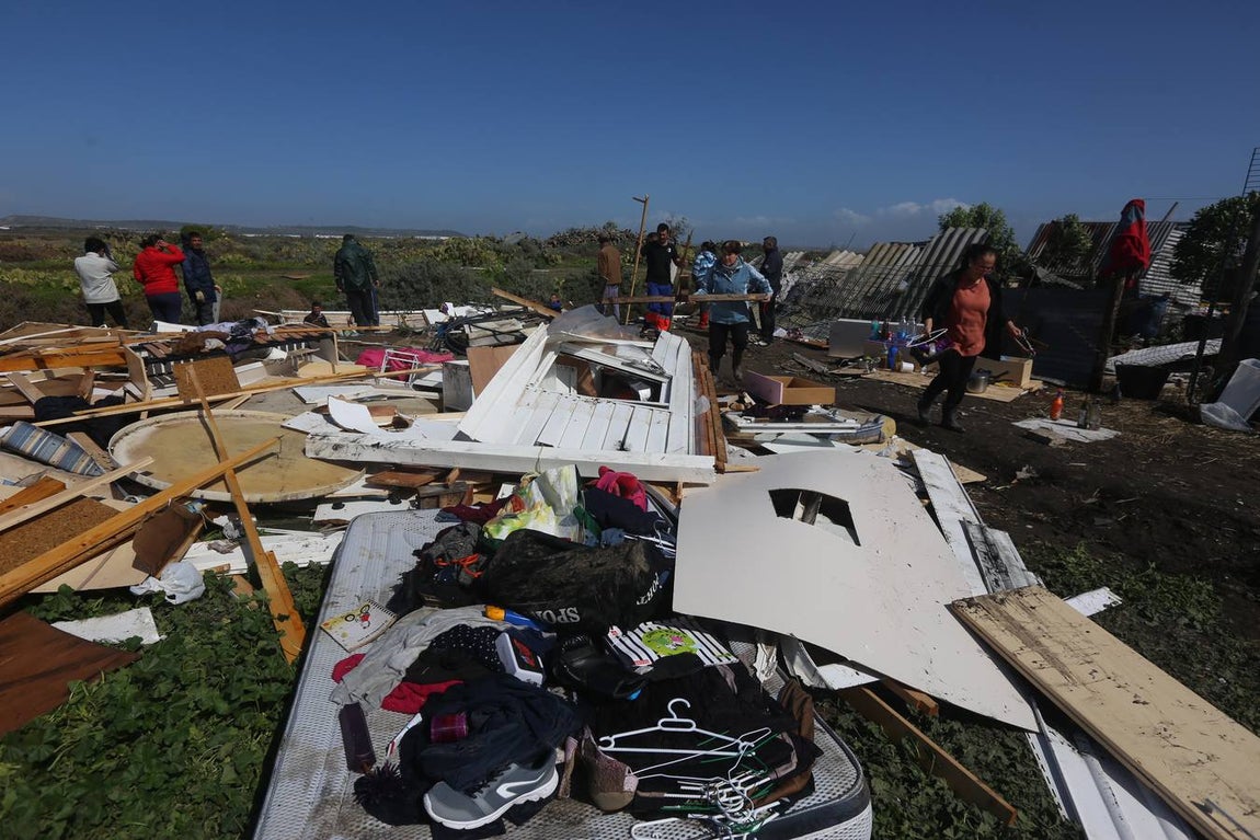 FOTOS: El tornado da la puntilla a un Cádiz maltrecho tras &#039;Emma&#039;