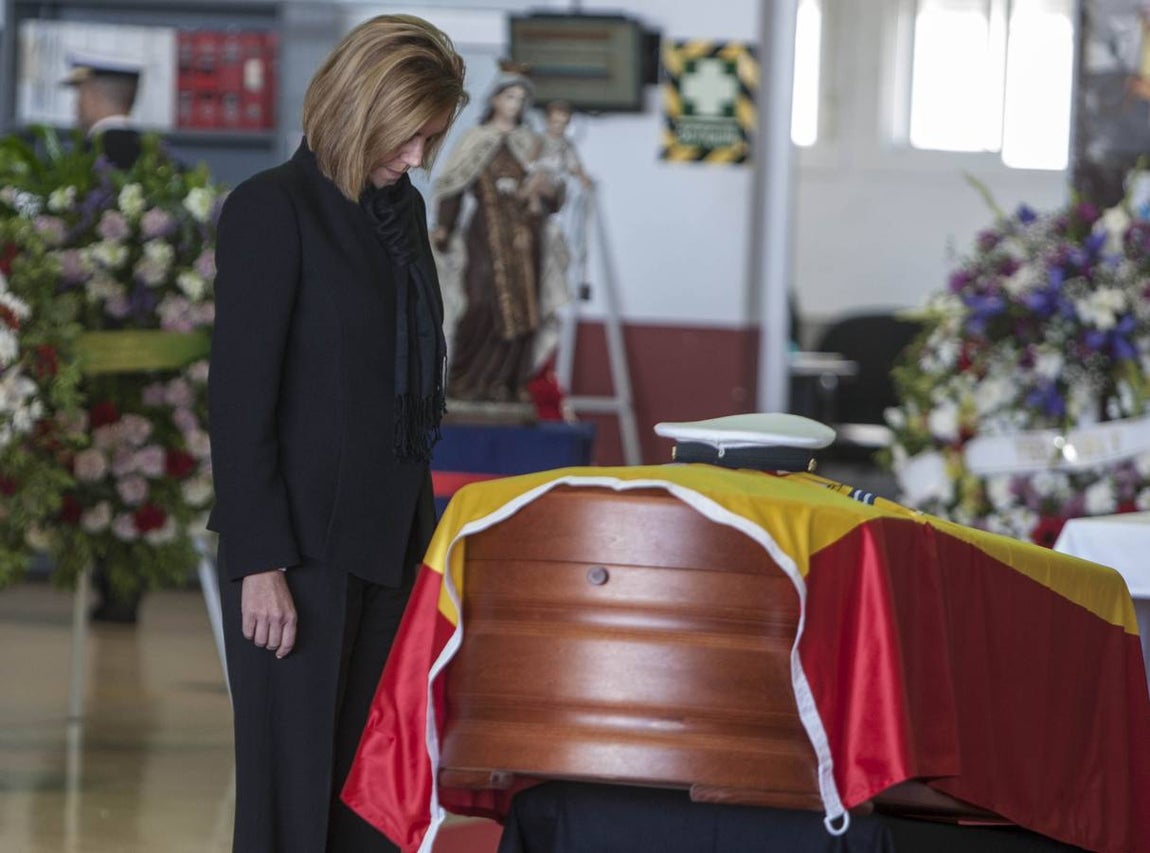 Honras fúnebres por el capitán de fragata Javier Montojo