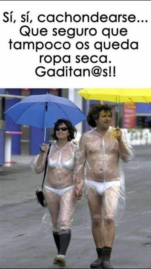 FOTOS: Los memes que deja el temporal en Cádiz