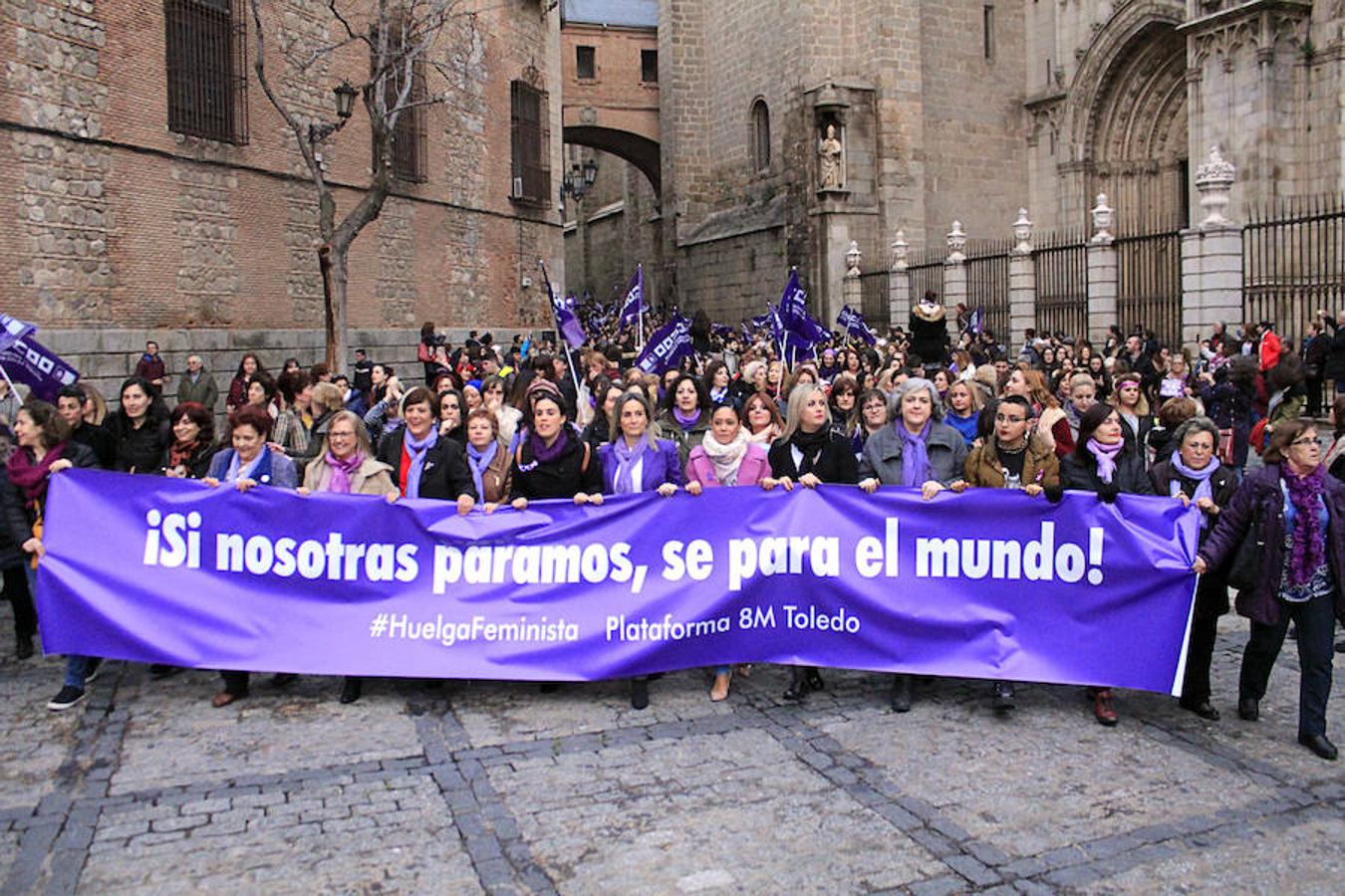 Manifestación histórica en Toledo por la igualdad