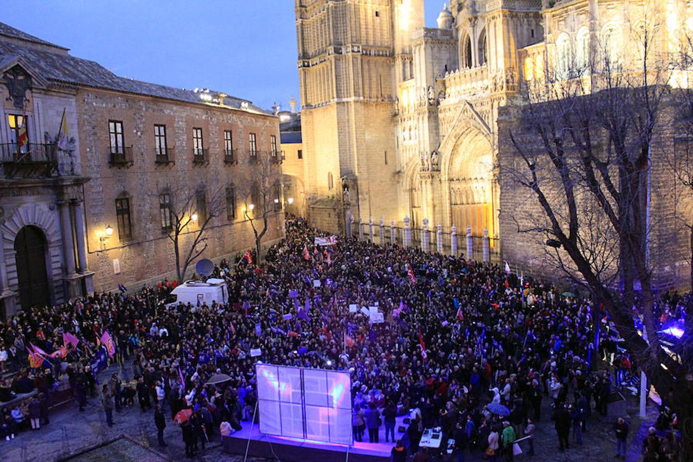 Manifestación histórica en Toledo por la igualdad