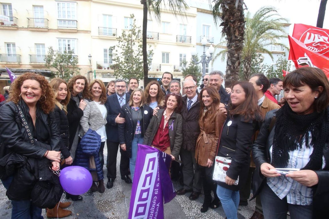 FOTOS: Así fueron las concentraciones del Día de la Mujer en Cádiz