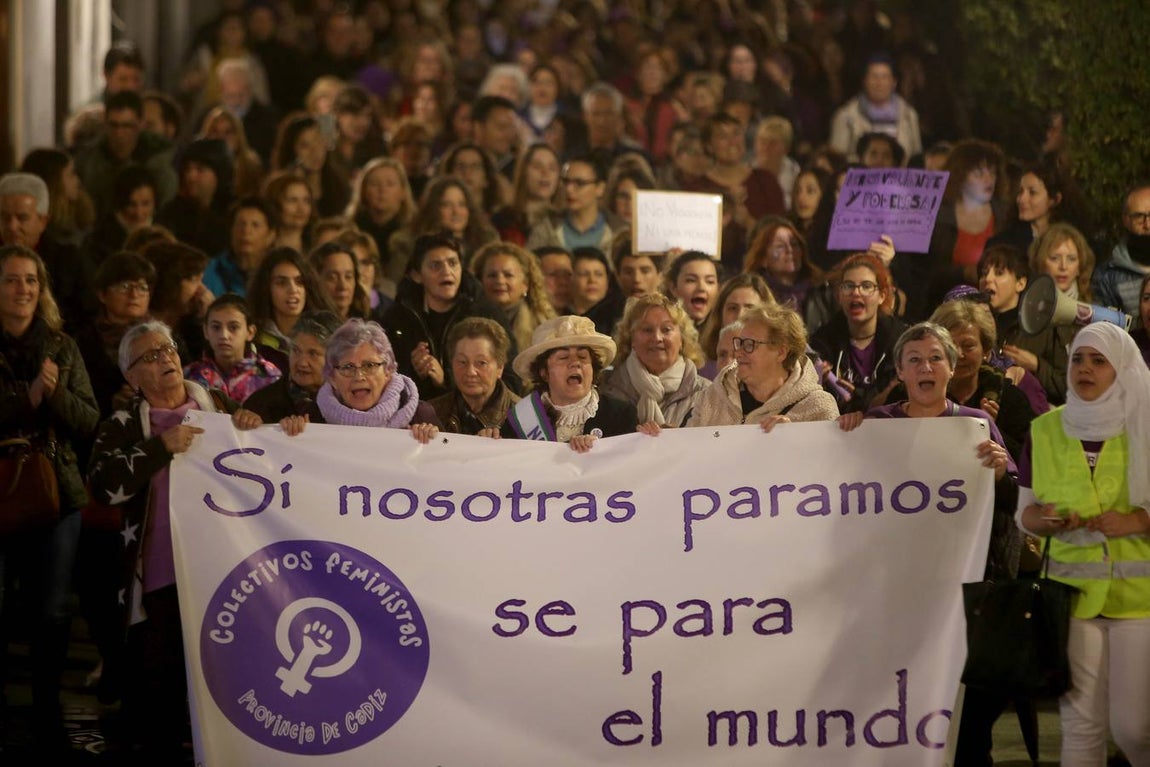FOTOS: Así fueron las concentraciones del Día de la Mujer en Cádiz