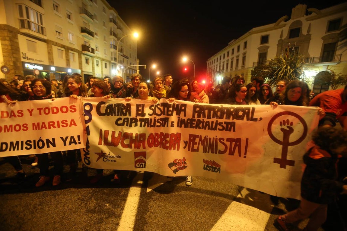 FOTOS: Así fueron las concentraciones del Día de la Mujer en Cádiz