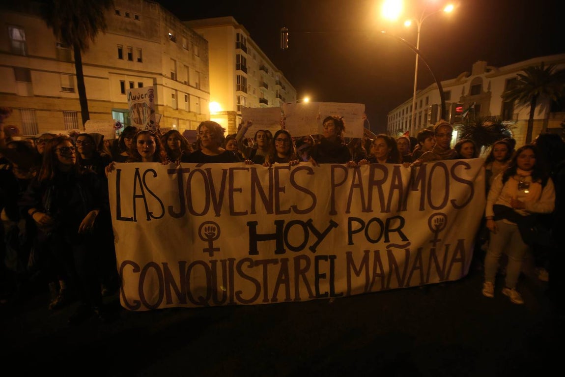 FOTOS: Así fueron las concentraciones del Día de la Mujer en Cádiz