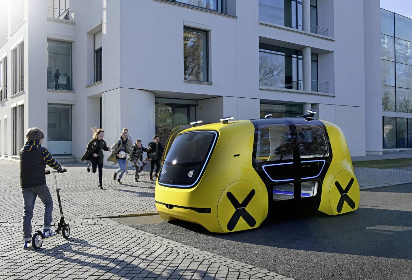 Volkswagen también ha llevado a Ginebra su prototipo Sedric. 