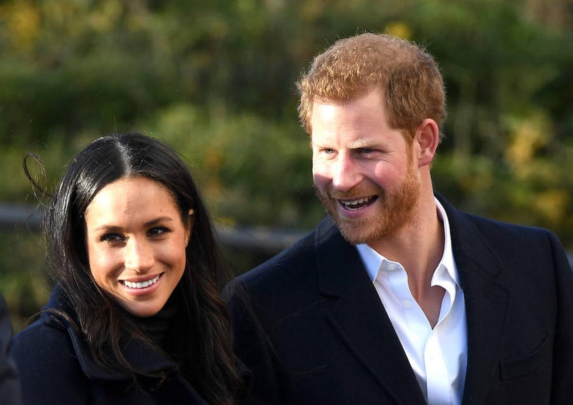 El Príncipe Harry y Meghan Markle. 