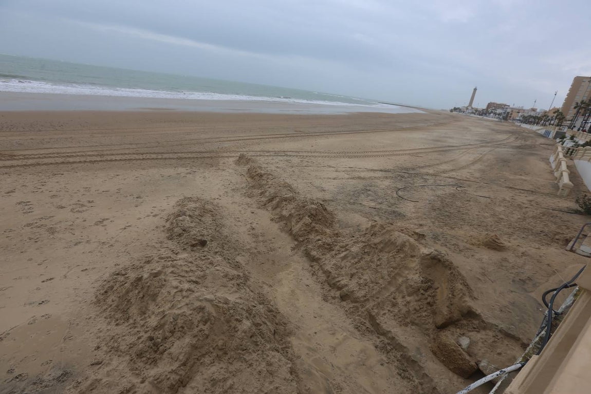 FOTOS: Así han quedado las playas de Chipiona