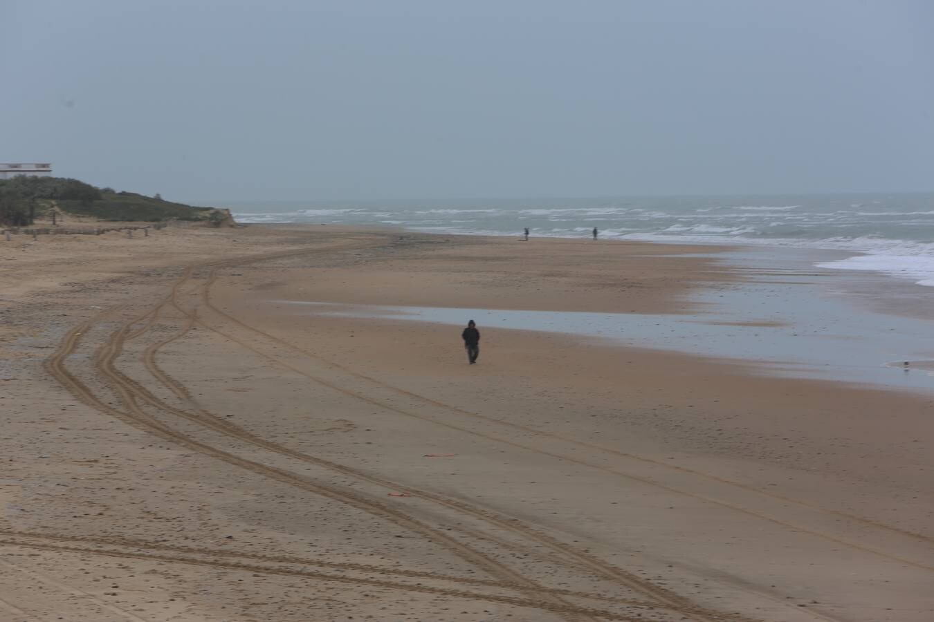 FOTOS: Así han quedado las playas de Chipiona