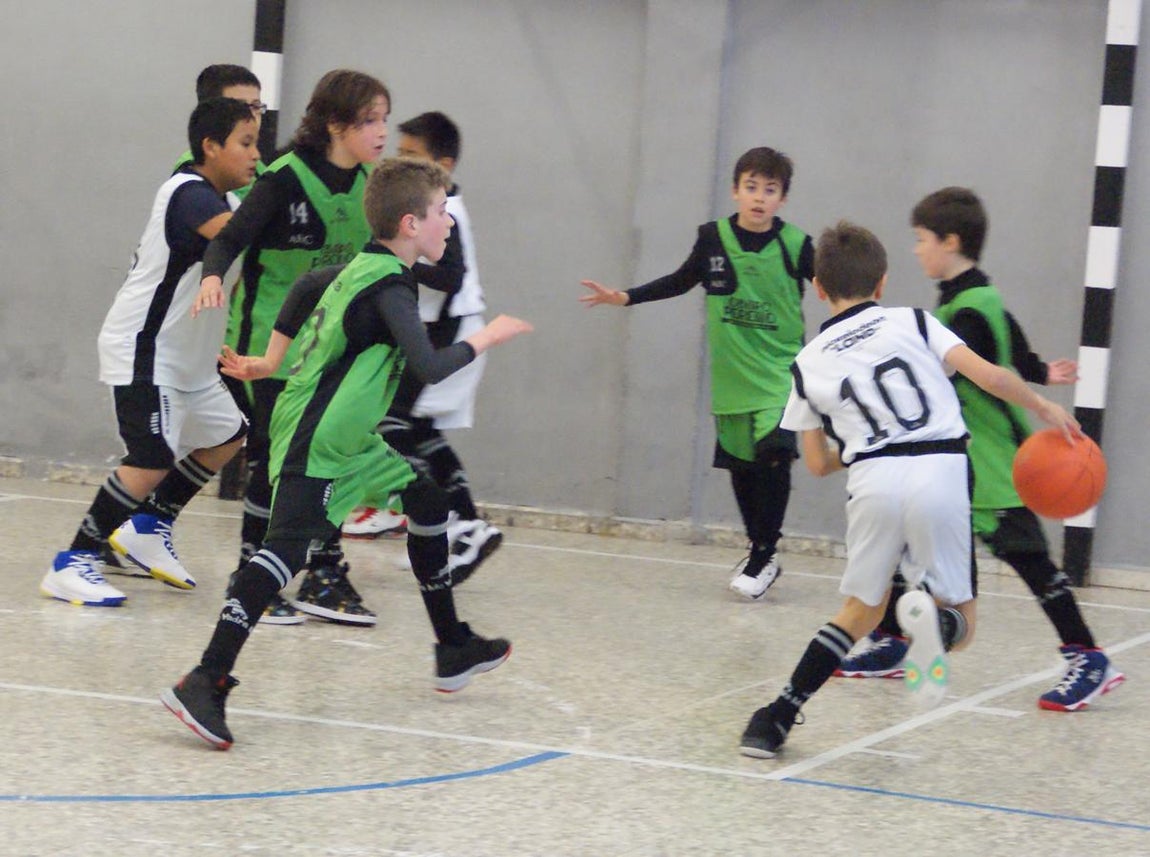 Las mejores imágenes del partido de baloncesto entre Escuelas Pías Aluche y Obispo Perello
