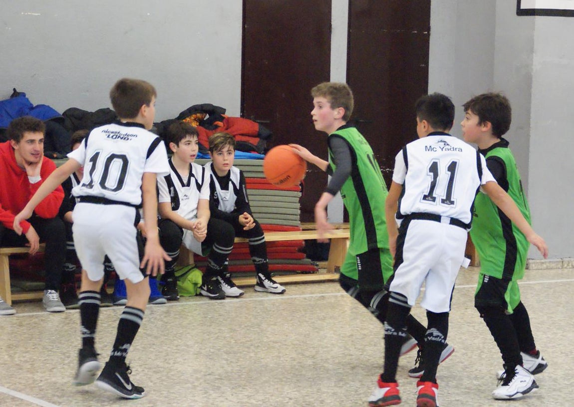 Las mejores imágenes del partido de baloncesto entre Escuelas Pías Aluche y Obispo Perello