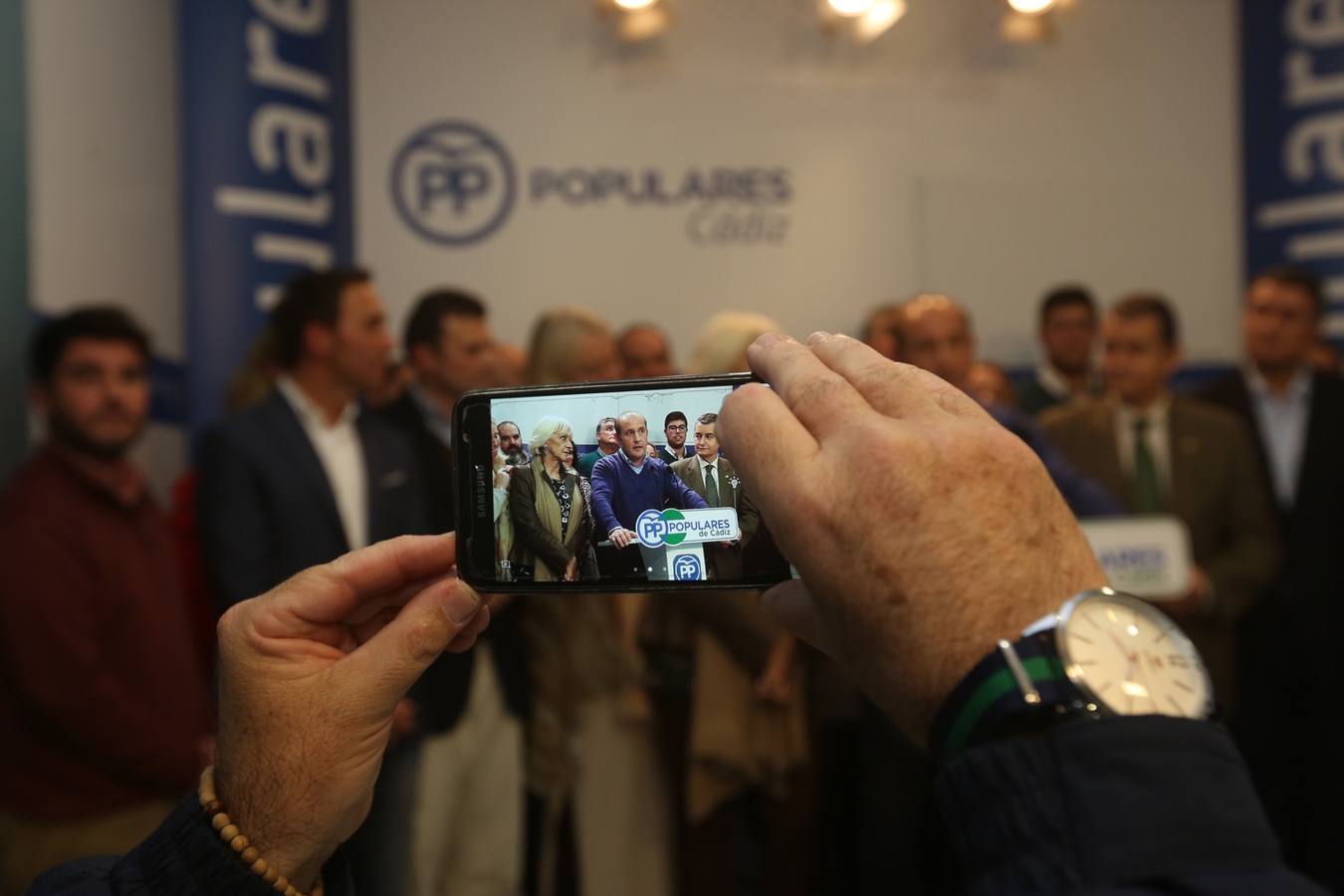 FOTOS: Juan José Ortiz, candidato del PP a la Alcaldía de Cádiz