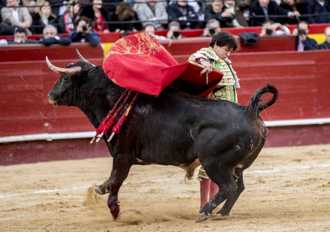 La explosiva faena de Roca Rey a un gran toro de Cuvillo, en imágenes