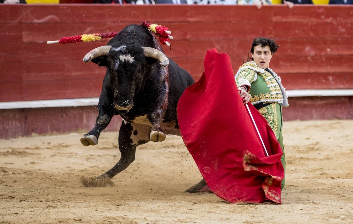 La explosiva faena de Roca Rey a un gran toro de Cuvillo, en imágenes