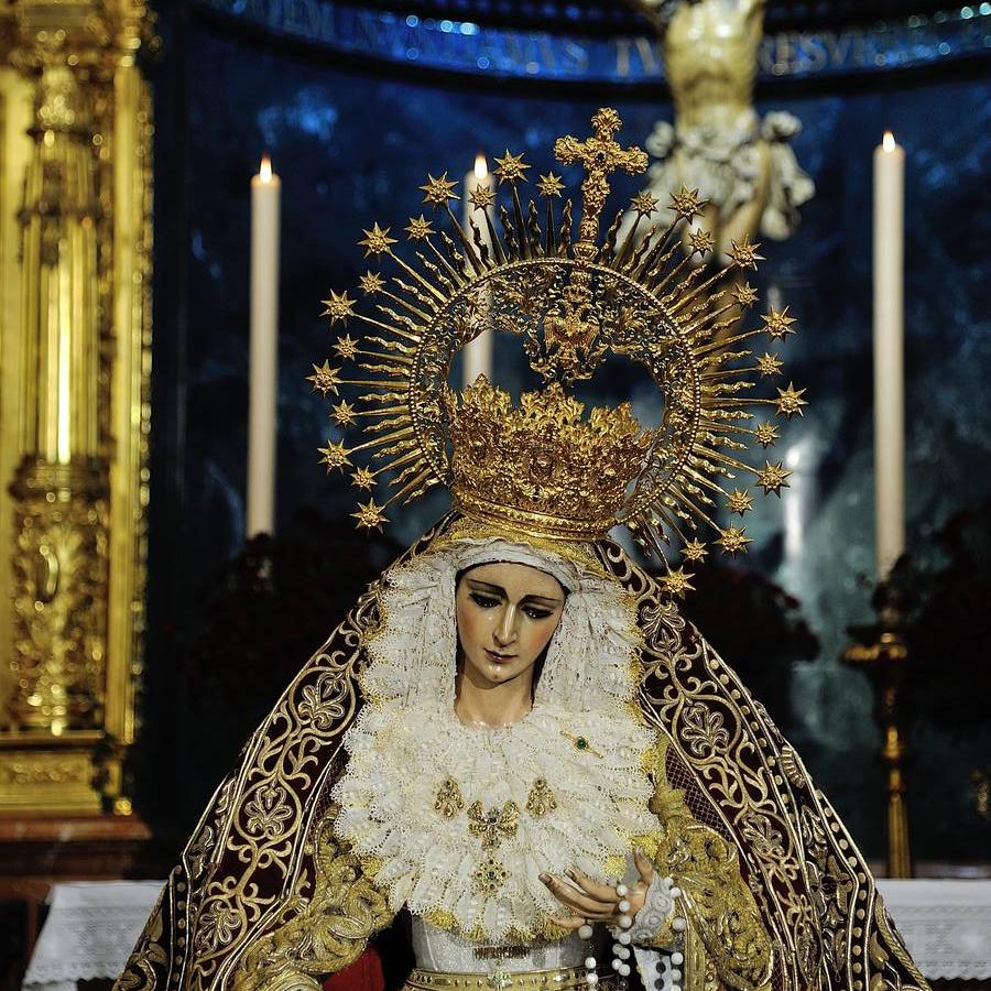 Galería del besamanos de la Virgen del Patrocinio