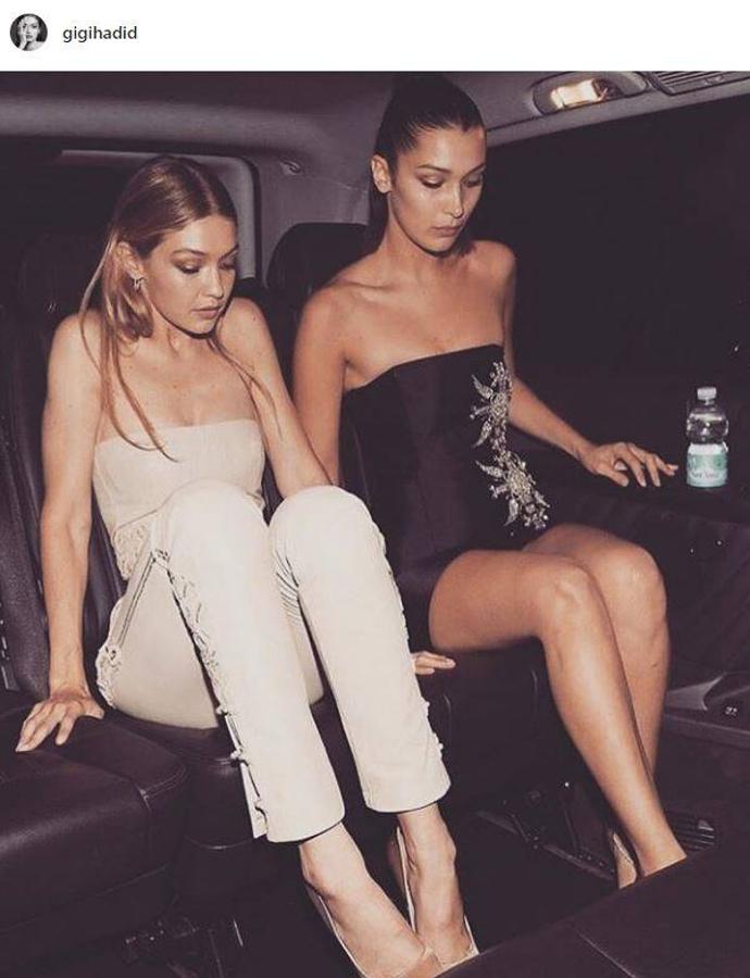 Gigi Hadid. La modelo echa de menos a su inseparable hermana y así se lo quiere hacer saber. «Miss you sister», le dedica a su alma gemela