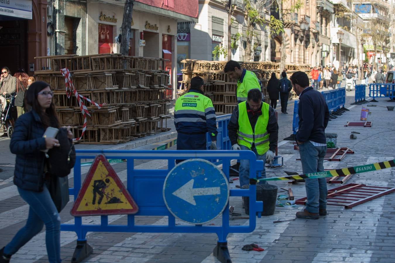 Últimos preparativos para la Semana Santa