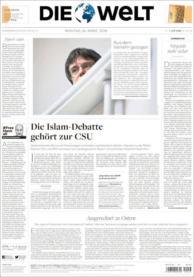 En imágenes, la prensa internacional no se apiada de Puigdemont