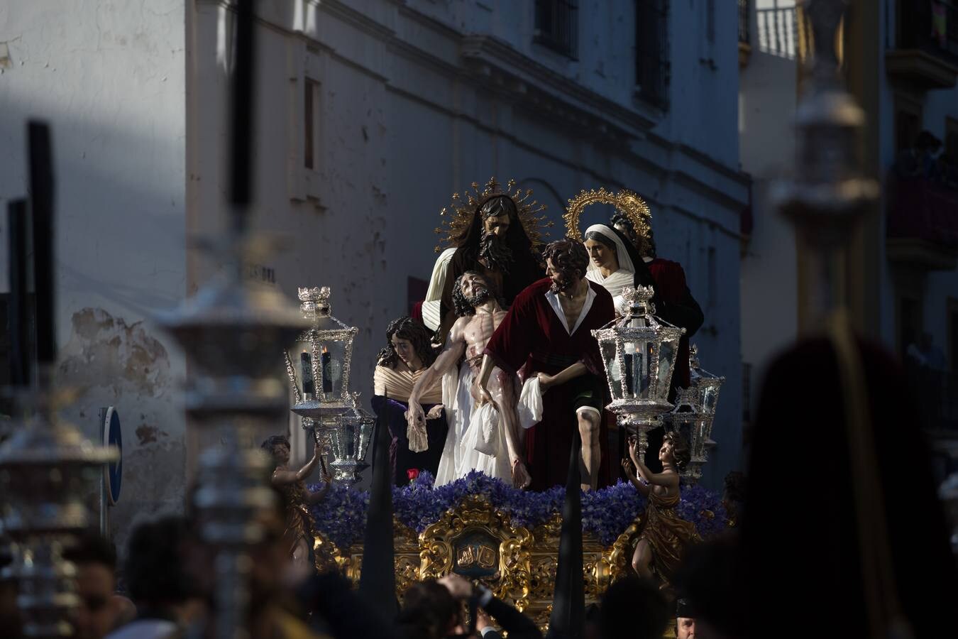 En fotos, salida de la Parroquia de San Andrés de la Hermandad de Santa Marta - Semana Santa de Sevilla 2018