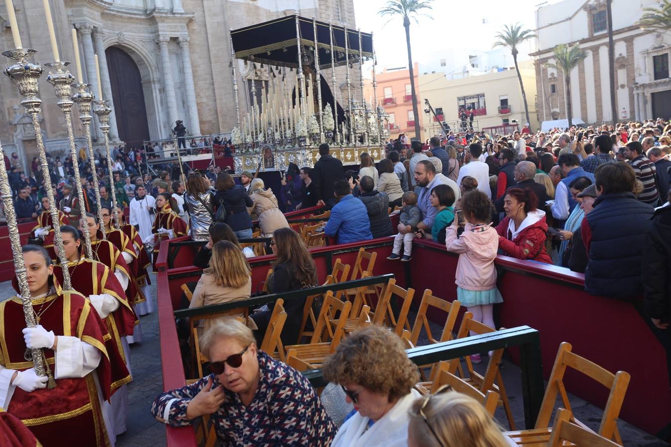 Salida de la cofradía de Piedad este Martes Santo