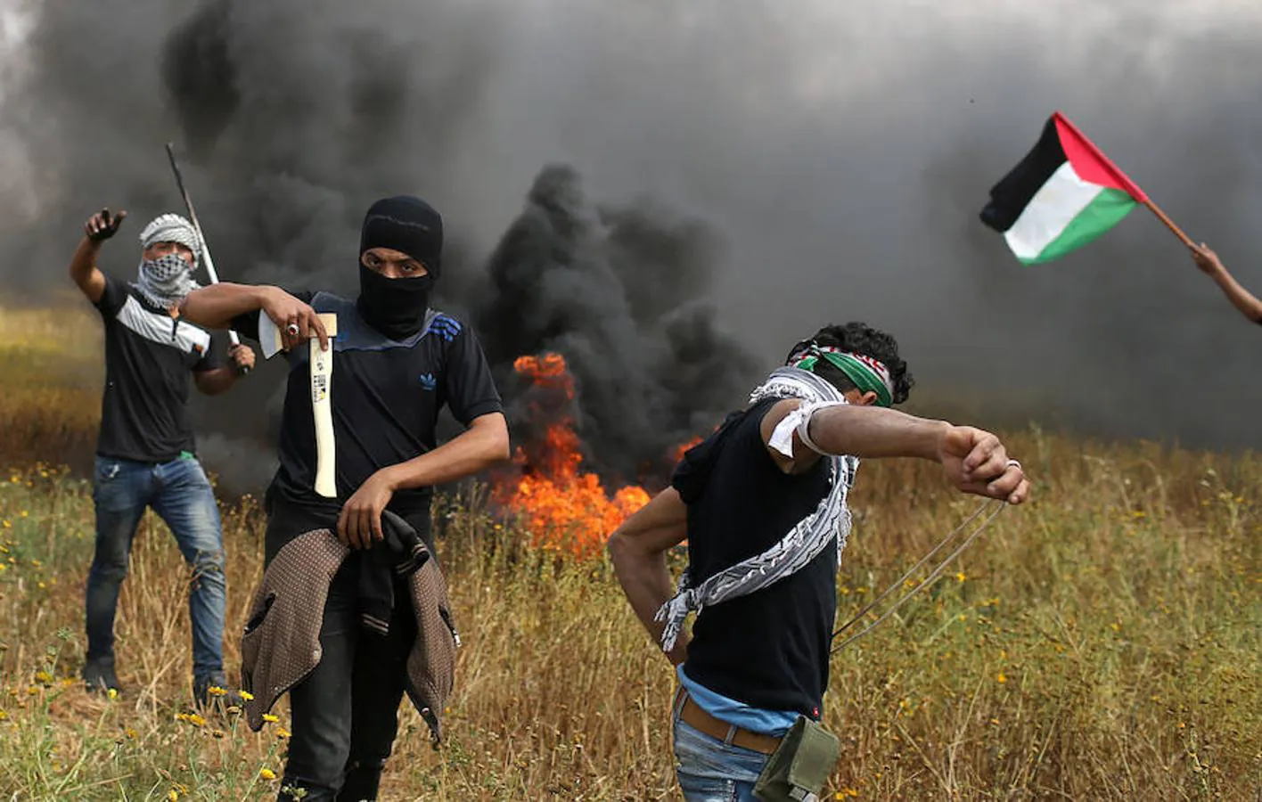 Las imágenes del enfrentamiento en la frontera de Gaza e Israel durante el Día de la Tierra
