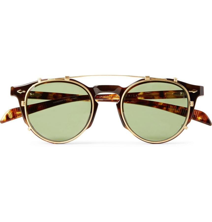 Gafas de sol de Jacques Marie Mage. Jacques Marie Mage tiene una de las versiones más especiales de las gafas redondas (Precio: 725 euros)