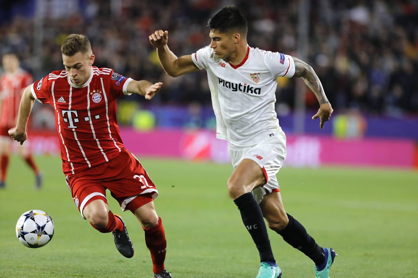 El partido Sevilla-Bayern Múnich, en imágenes