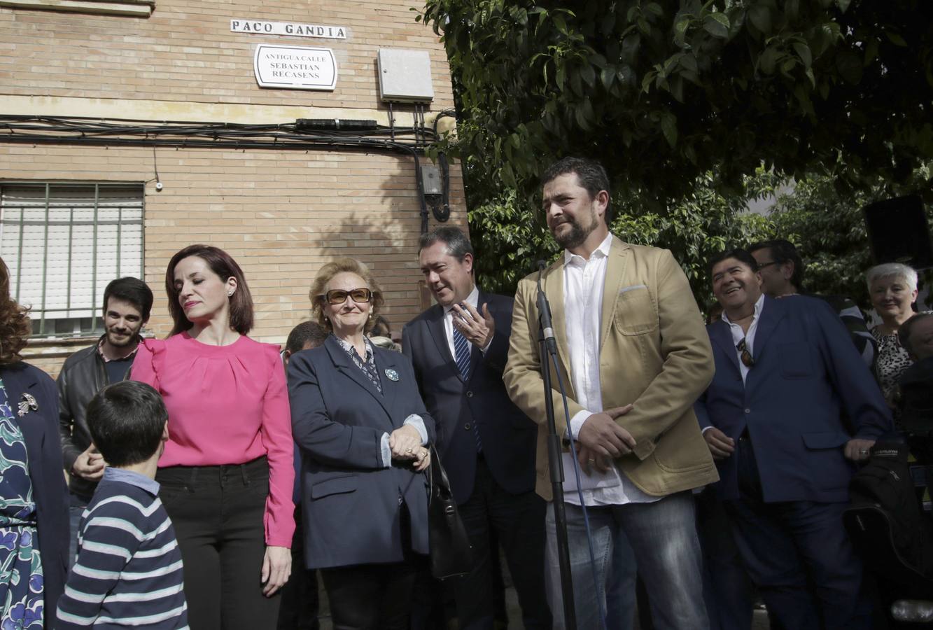Paco Gandía ya tiene calle en Sevilla