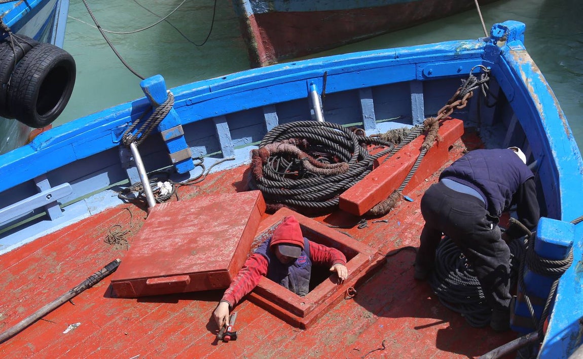 FOTOS: Preparativos en la almadraba de Conil