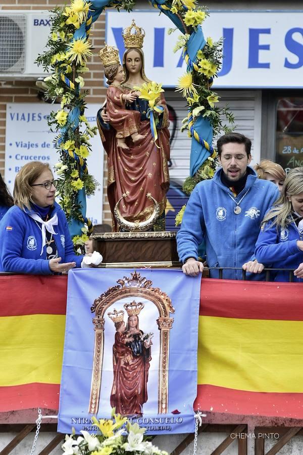 El toro «enmaromado», en imágenes