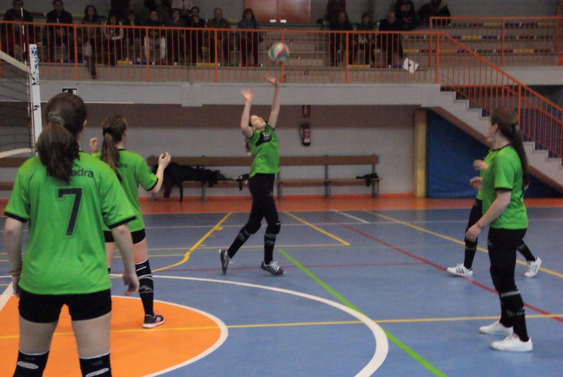 Las mejores imágenes del partido de voleibol juvenil femenino entre Santo Domingo Savio y Ntra. Sra. Consolación