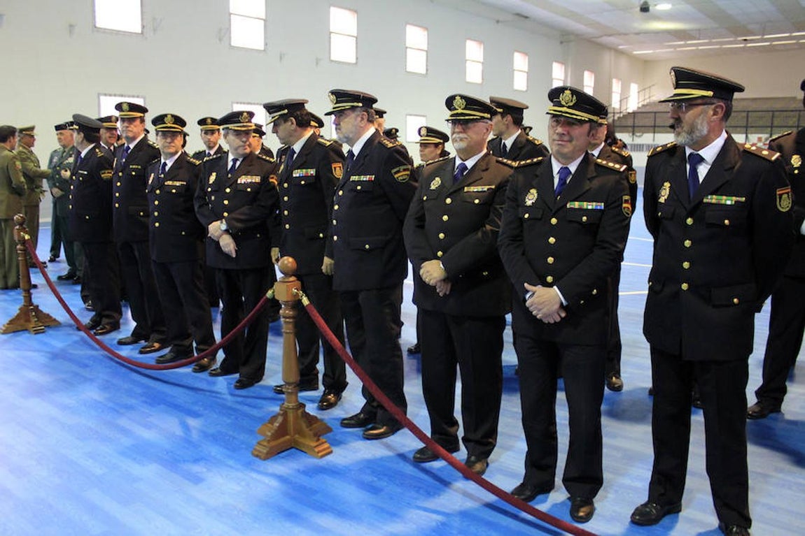 El acto de la toma de posesión de Ángel Alcázar Sempere como jefe provincial de la Policía en Toledo