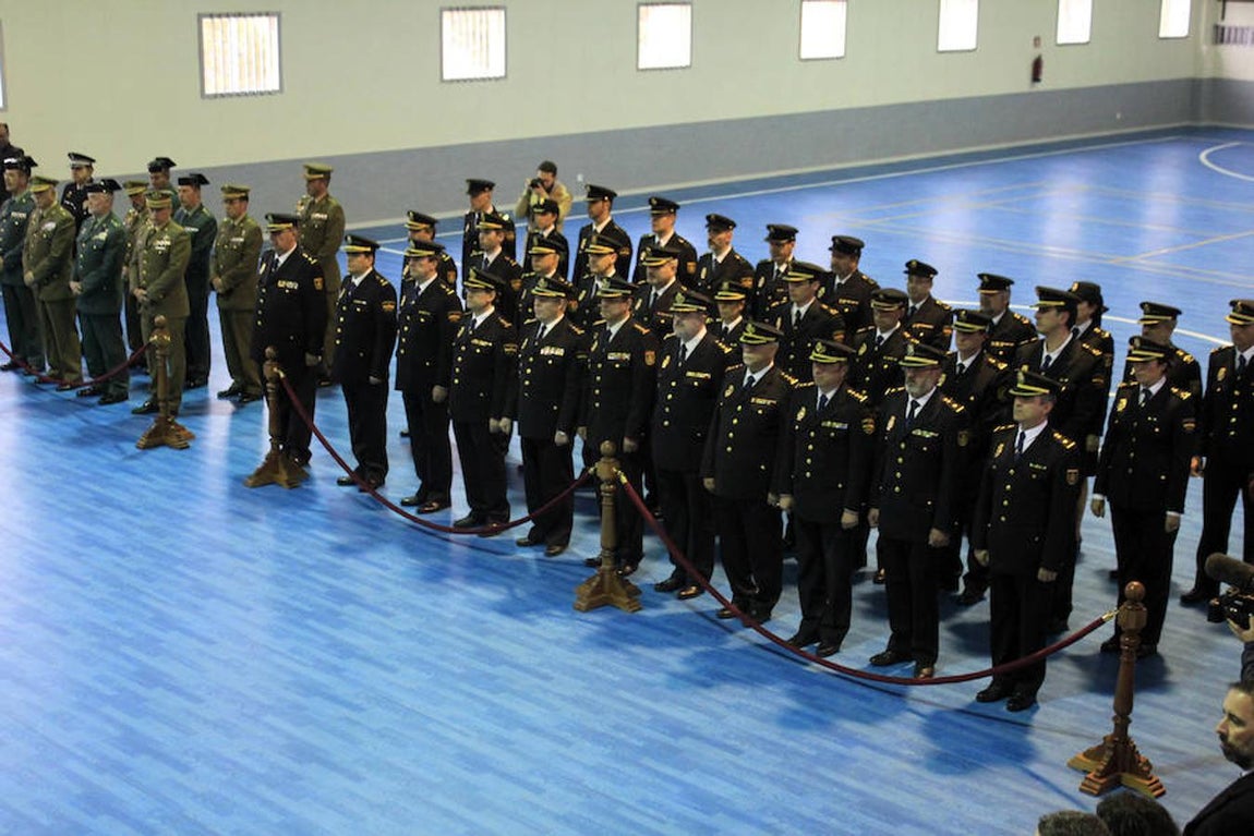 El acto de la toma de posesión de Ángel Alcázar Sempere como jefe provincial de la Policía en Toledo