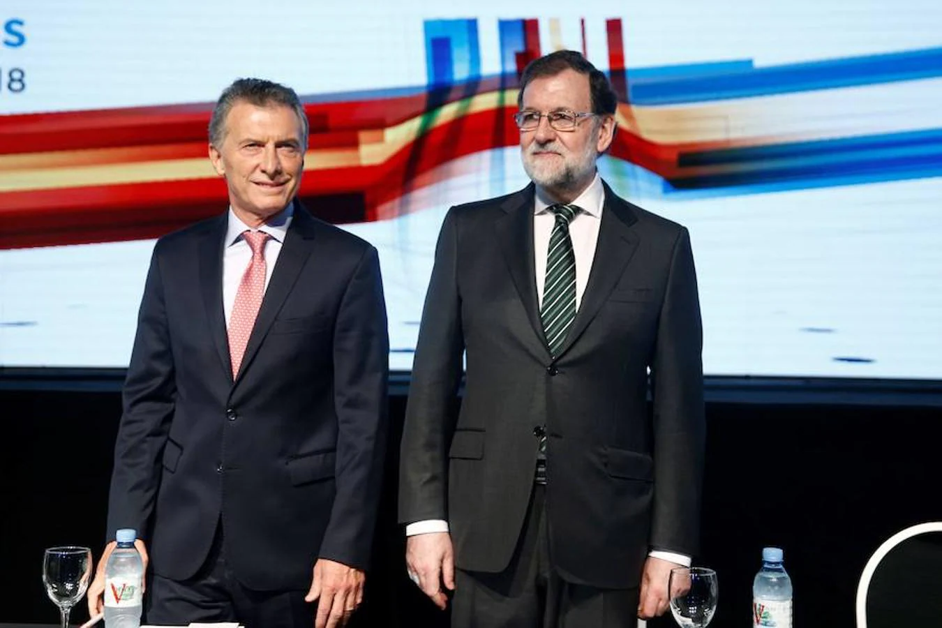 La visita de estado de Rajoy a Argentina, en imágenes. Ambos mandatarios han participado juntos en un encuentro empresarial destinado a favorecer las inversiones entre ambos países