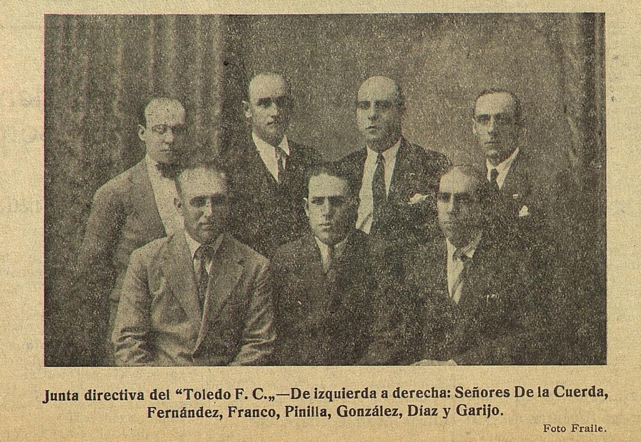 Junta directica del Toledo FC publicaba el 29 de mayo de 1931 en El Castellano. 