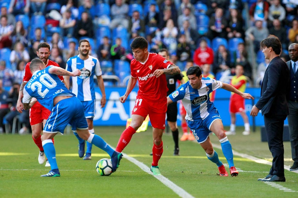 Las mejores imágenes del Deportivo - Sevilla en Riazor