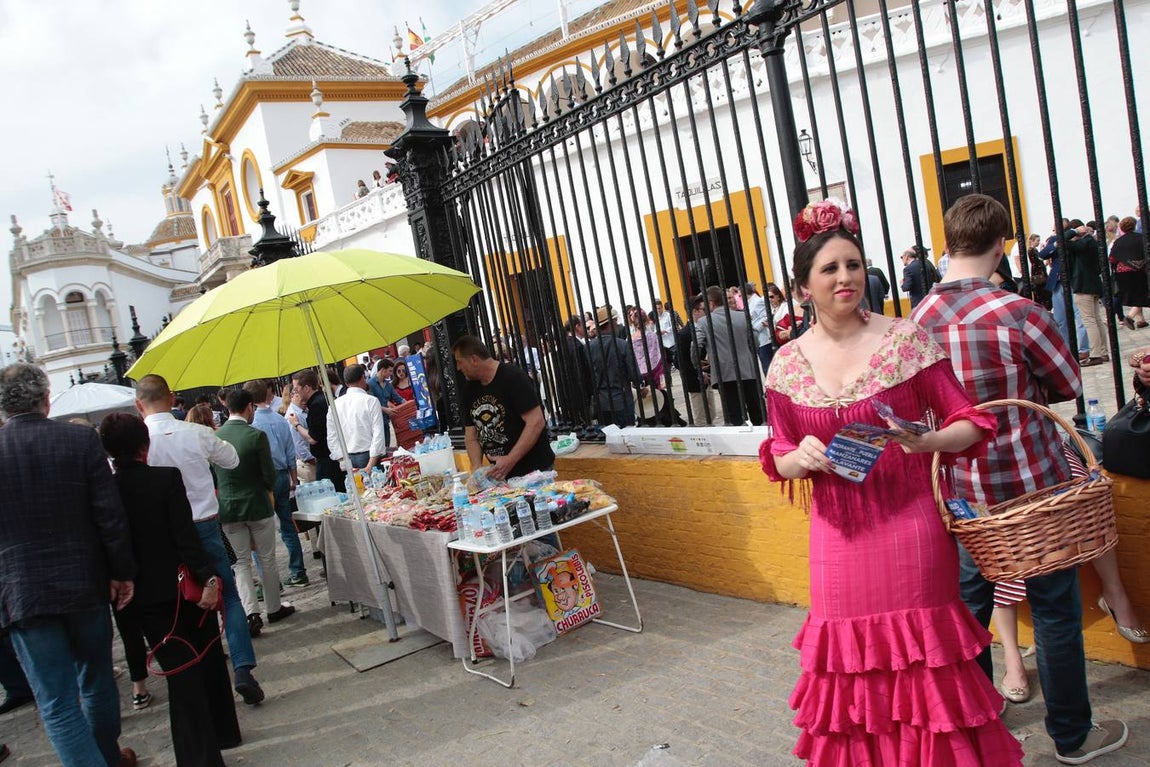 Puerta del Príncipe de la corrida del viernes de Feria de Abril de Sevilla 2018