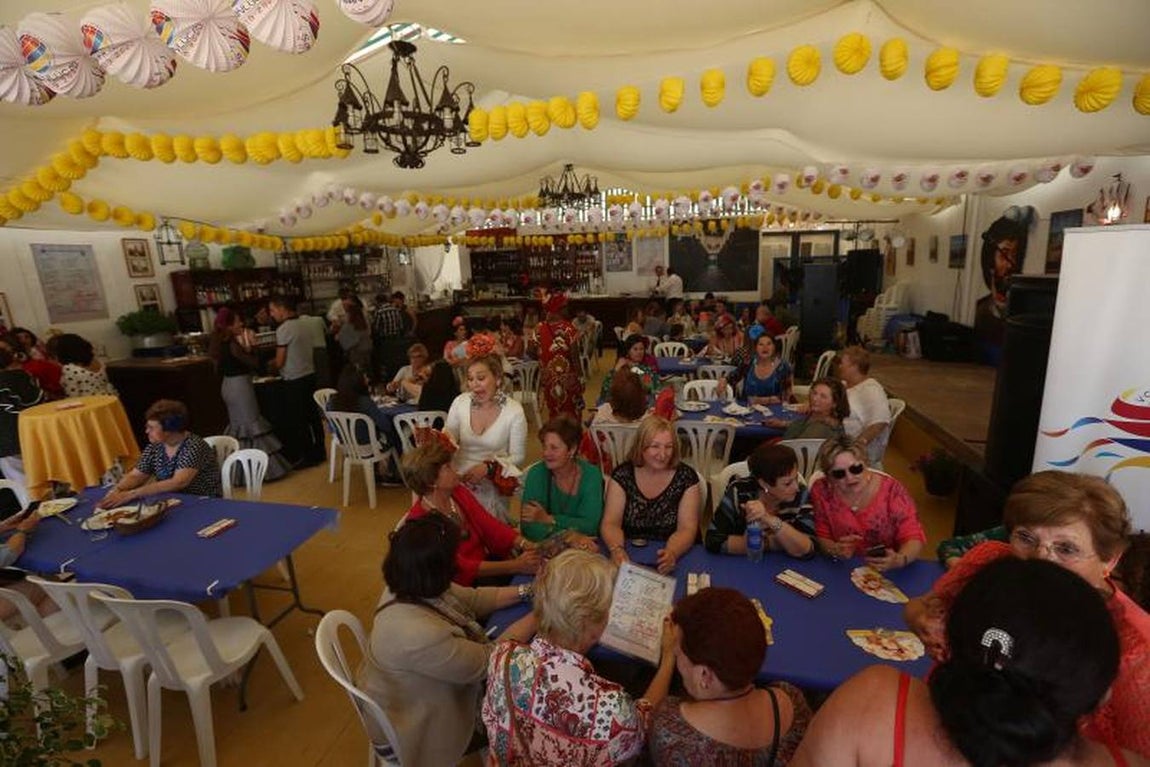Ambiente en la caseta de Carbures en El Puerto