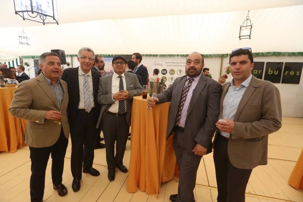 Ambiente en la caseta de Carbures en El Puerto