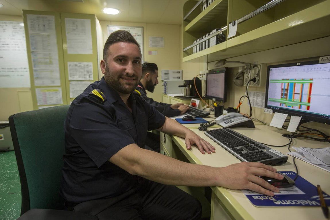 El sargento Jonathan Pérez Ginel