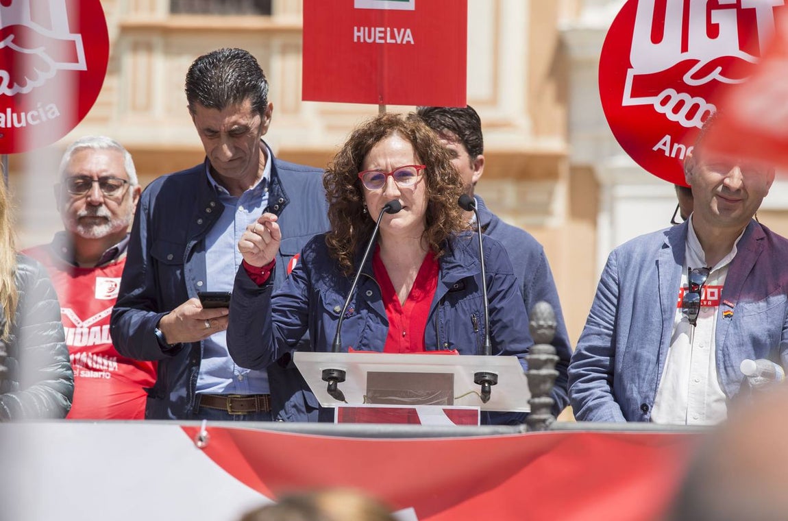 La manifestación central de Huelva, en imágenes
