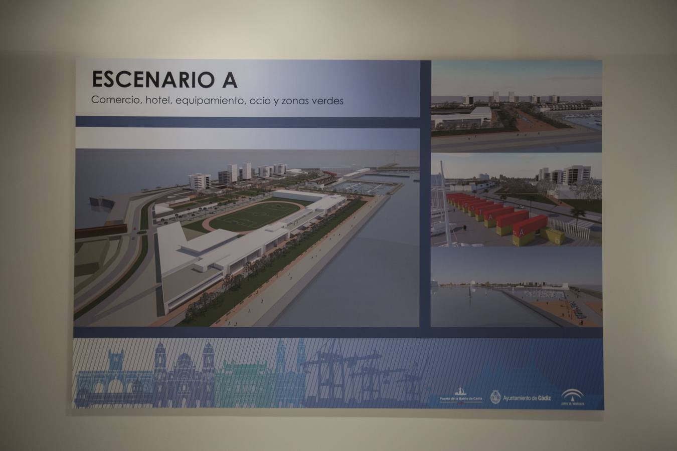 Exposición sobre la integración del muelle en la ciudad