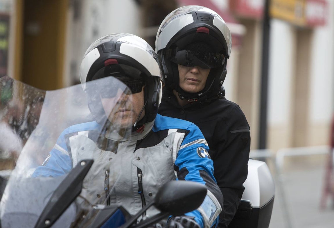 Ambiente de la motorada en El Puerto de Santa María