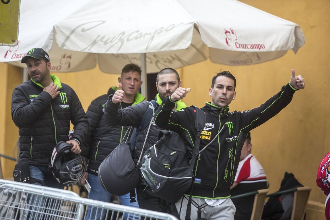 Ambiente de la motorada en El Puerto de Santa María