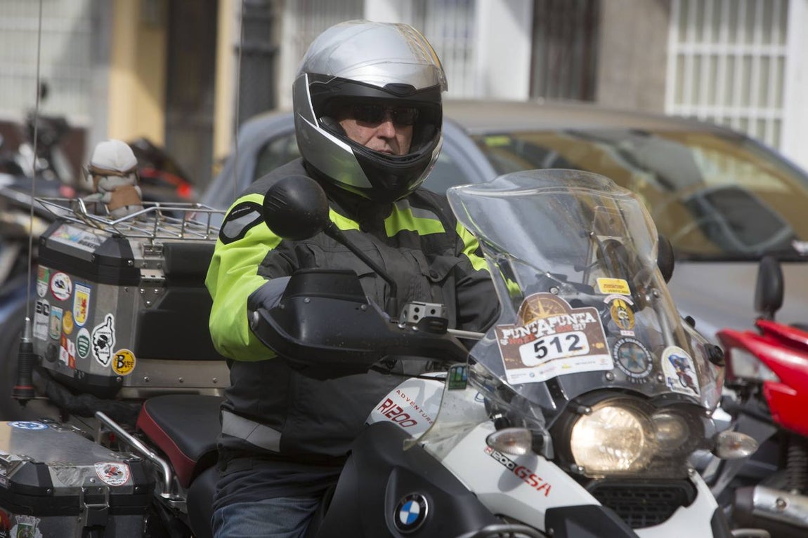 Ambiente de la motorada en El Puerto de Santa María