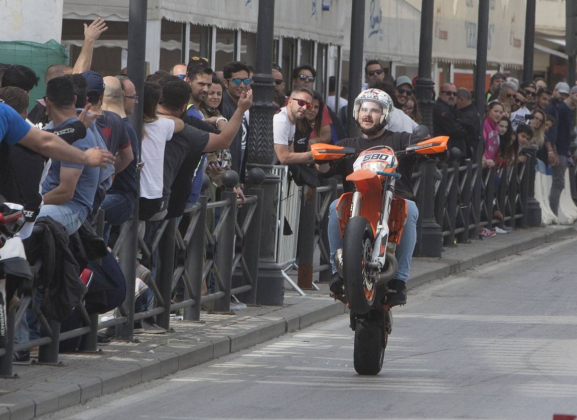 Ambiente de la motorada en El Puerto de Santa María