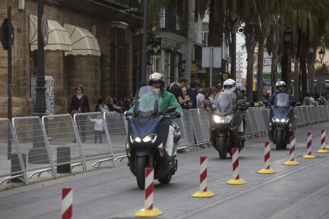 Ambiente de la motorada en El Puerto de Santa María